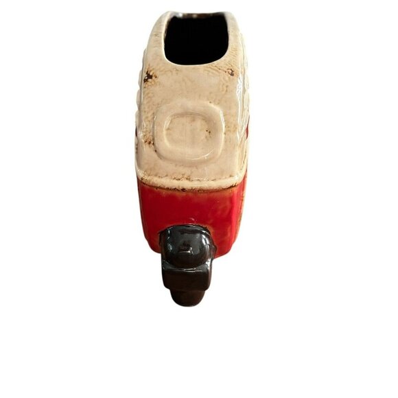 Ceramic‎ Card Mail Holder Trailer Camper Red White Quirky Whimsical Fun Decor - Picture 4 of 8